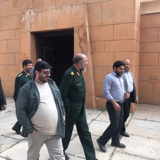 بازدید معاون هماهنگ کننده سازمان بسیج مستضعفین از شهرک سینمایی