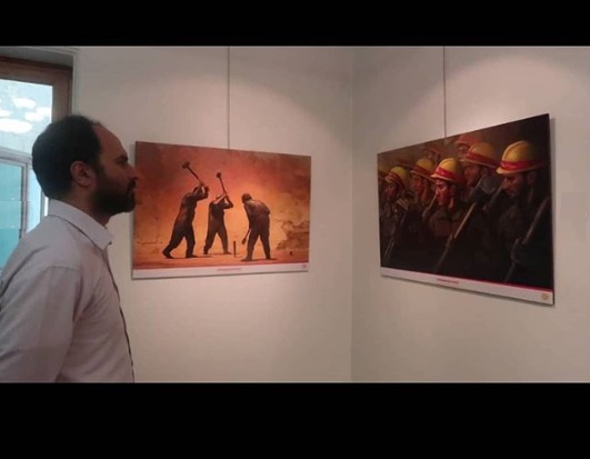 افتتاح نمایشگاه 