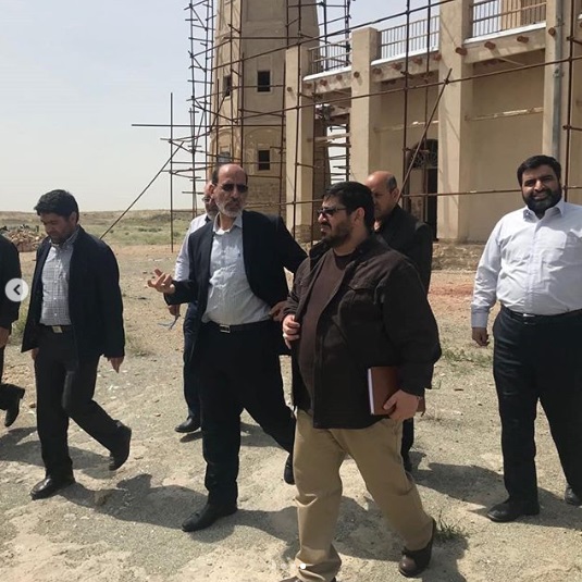 بازدید سردار سپهر از شهرک سینمایی انقلاب و دفاع مقدس