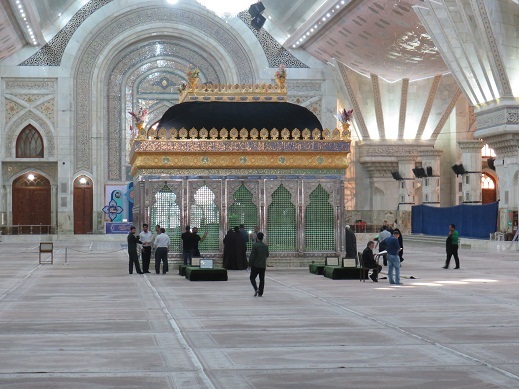 مراسم هماهنگی اهدای تاج گل در حرم مطهر امام خمینی (ره)