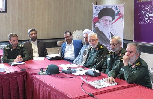 بازدید سردار فدوی از قرارگاه شهید فهمیده