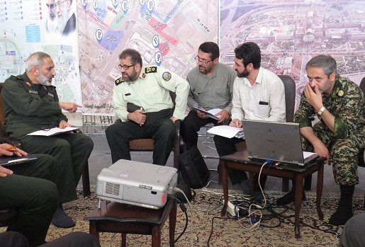 بازدید سرتیپ پاسدار بتولی از قرارگاه شهید فهمیده