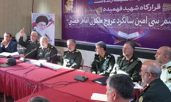 بازدید سردار فدوی از قرارگاه شهید فهمیده