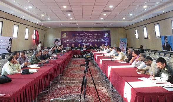 بازدید سردار فدوی از قرارگاه شهید فهمیده