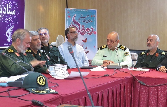 بازدید سردار فدوی از قرارگاه شهید فهمیده