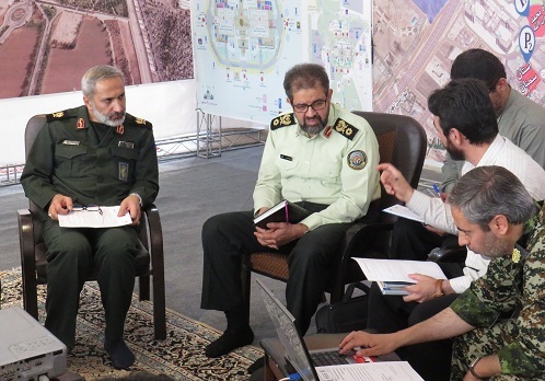 بازدید سرتیپ پاسدار بتولی از قرارگاه شهید فهمیده