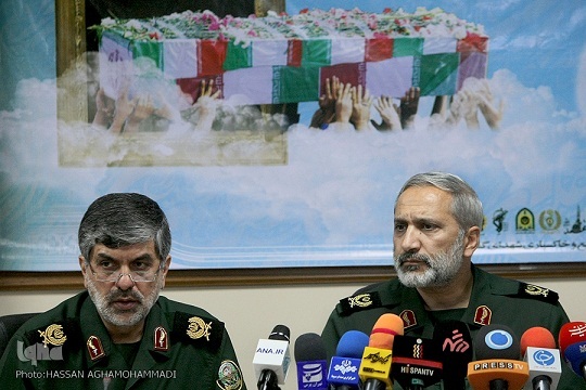 نشست خبری تشییع پیکر مطهر ۱۵۰ شهید گمنام دفاع مقدس