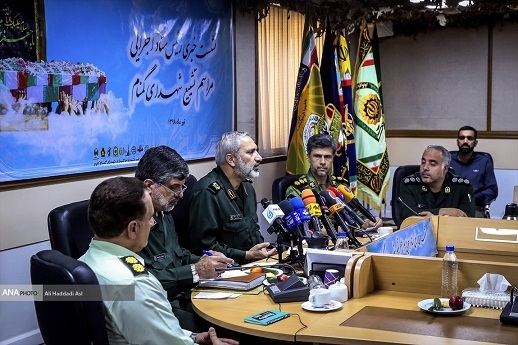 نشست خبری تشییع پیکر مطهر ۱۵۰ شهید گمنام دفاع مقدس