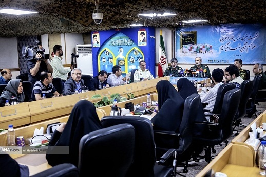 نشست خبری تشییع پیکر مطهر ۱۵۰ شهید گمنام دفاع مقدس