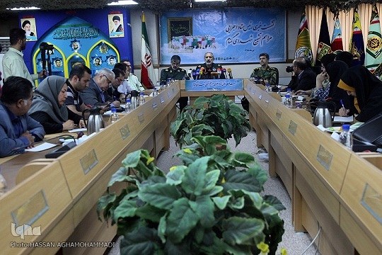 نشست خبری تشییع پیکر مطهر ۱۵۰ شهید گمنام دفاع مقدس