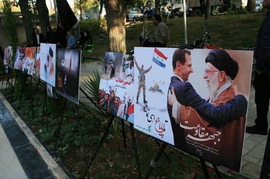 آیین افتتاح یادمان مزار شهدای گمنام در بوستان رضوان