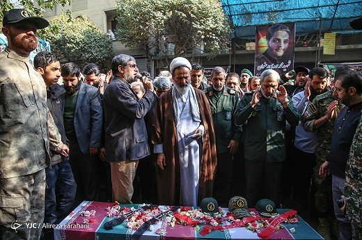 تشییع پیکر شهید امنیت محمد مهدی رضوان