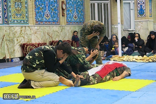 نمایش لحظه شهادت مدافع امنیت &laquo;مرتضی ابراهیمی&raquo; اجرا شد