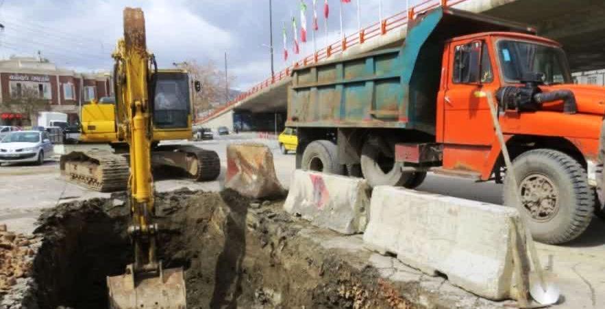 پیشرفت 90 درصدی پروژه هدایت آب&zwnj;های سطحی تقاطع رسالت همدان