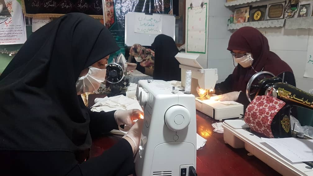 اقدامات جهادی بسیجیان ناحیه مالک اشتر در مقابله با کرونا