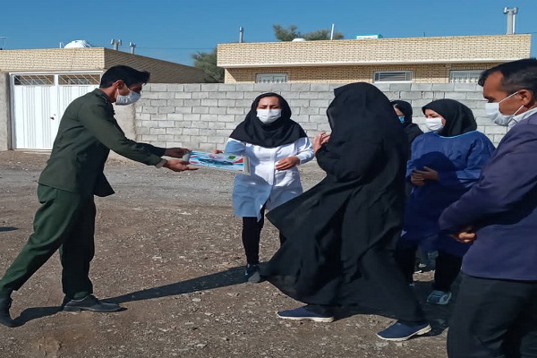 تجلیل ازمدافعان سلامت، مراکز درمانی بخش حنا در بختگان