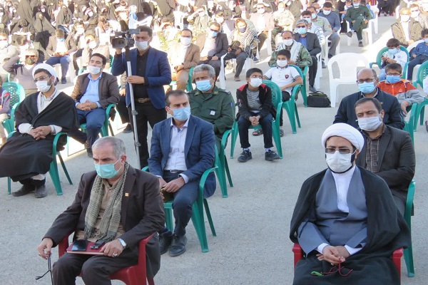 مراسم بزرگداشت اولین سالگرد شهادت سردار شهید حاج قاسم سلیمان در خنج با حضور سردار اهوازیان
