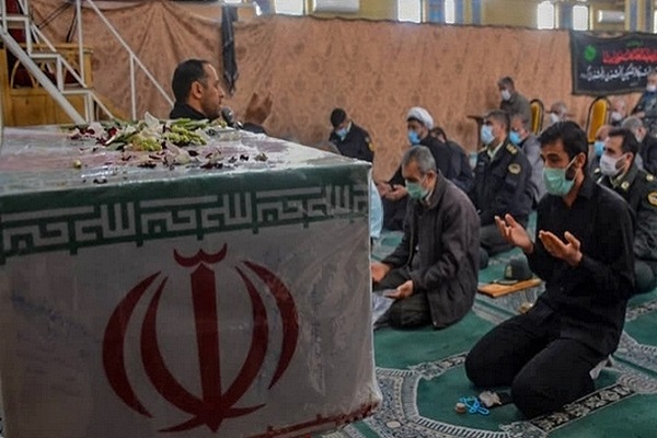 وداع با شهید گمنام در نمازجمعه شمال غرب شیراز