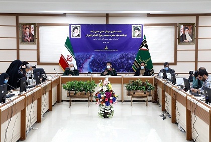 نشست خبری فرمانده سپاه حضرت محمد رسول الله (ص) تهران بزرگ