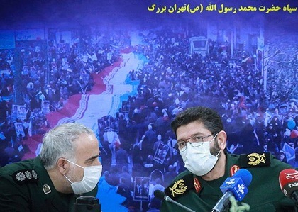 نشست خبری فرمانده سپاه حضرت محمد رسول الله (ص) تهران بزرگ