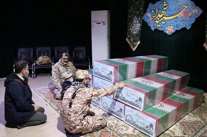 تشییع پیکر شهید گمنام در تیپ دوم آل محمد (ص)
