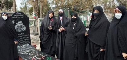 مراسم غبار روبی و عطر افشانی مزار شهدای هشت سال دفاع مقدس