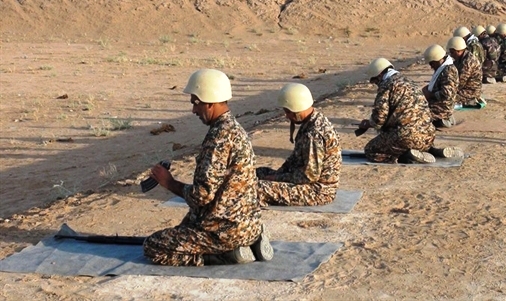 برگزاری میدان تیر بسیجیان گشت رضویون حوزه مقاومت بسیج امام حسین (ع) بازفت