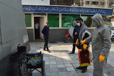اقدامات کارگروه رفع آلودگی ناحیه مقاومت بسیج شهید مفتح