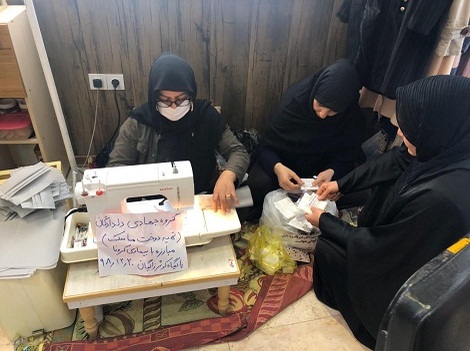 اقدامات جهادی بسیجیان ناحیه الغدیر در مقابله با کرونا