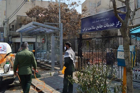 اقدامات کارگروه رفع آلودگی ناحیه مقاومت بسیج شهید مفتح