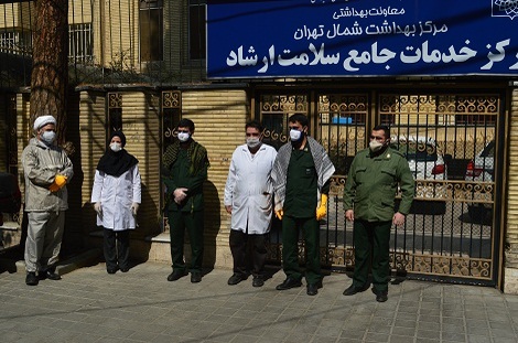 اقدامات کارگروه رفع آلودگی ناحیه مقاومت بسیج شهید مفتح
