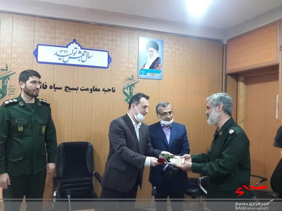 دیدار رئیس آموزش و پروش قائم شهر با نماینده ولی فقیه در سپاه
