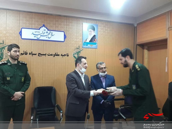 دیدار رئیس آموزش و پروش قائم شهر با نماینده ولی فقیه در سپاه