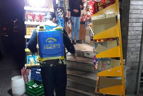 اقدامات جهادی بسیجیان ناحیه شهید بهشتی در مقابله با کرونا