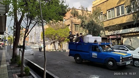 اقدامات جهادی بسیجیان ناحیه شهید بهشتی در مقابله با کرونا