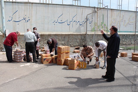 فعالیت کانون بازنشستگان سپاه تهران بزرگ در کرونا