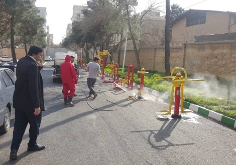 اقدامات جهادی ناحیه سلمان فارسی در مقابله با کرونا