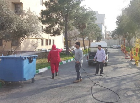 اقدامات جهادی ناحیه سلمان فارسی در مقابله با کرونا