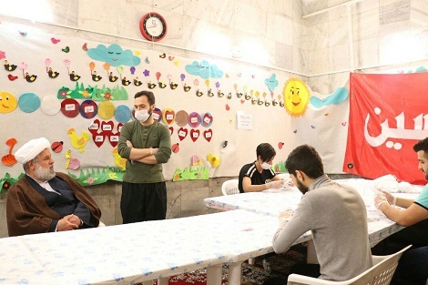 گروه جهادی نمایندگی ولی فقیه در سپاه تهران بزرگ در میدان مقابله با کرونا ویروس