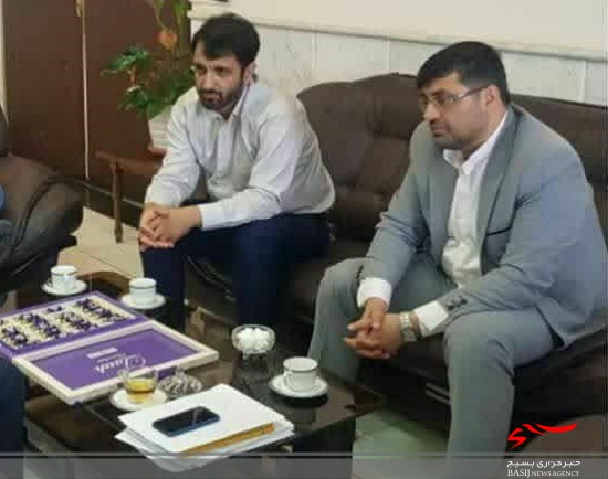دیدار فرمانده سپاه چالوس با رئیس دانشگاه آزاد + عکس