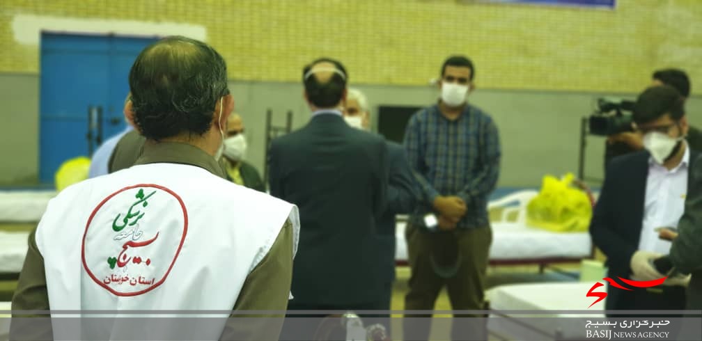 بازدید مسئول سازمان بسیج جامعه پزشکی کشور از وضعیت استان خوزستان