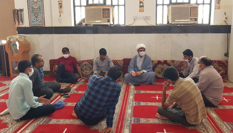 با حضور مسئول تعلیم و تربیت بسیج سپاه امام صادق ع استان بوشهر