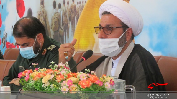 تکریم ومعارفه چندتن از مسئولین اقشار بسیج سپاه ثارالله با حضورسردارمعروفی