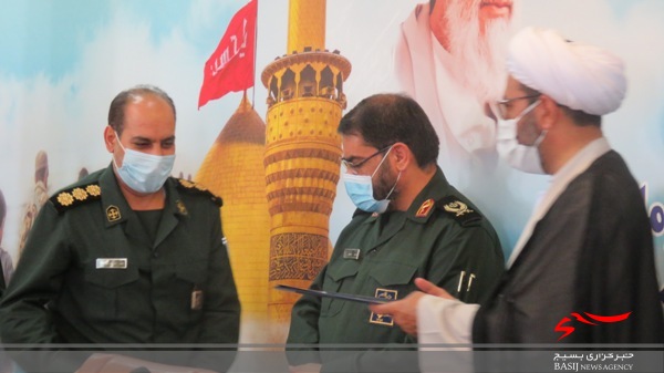 تکریم ومعارفه چندتن از مسئولین اقشار بسیج سپاه ثارالله با حضورسردارمعروفی