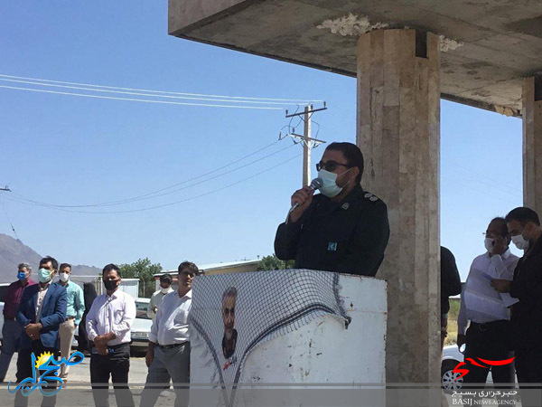 مراسم رونمایی از تندیس سید الشهدای مقاومت در رابر برگزار شد