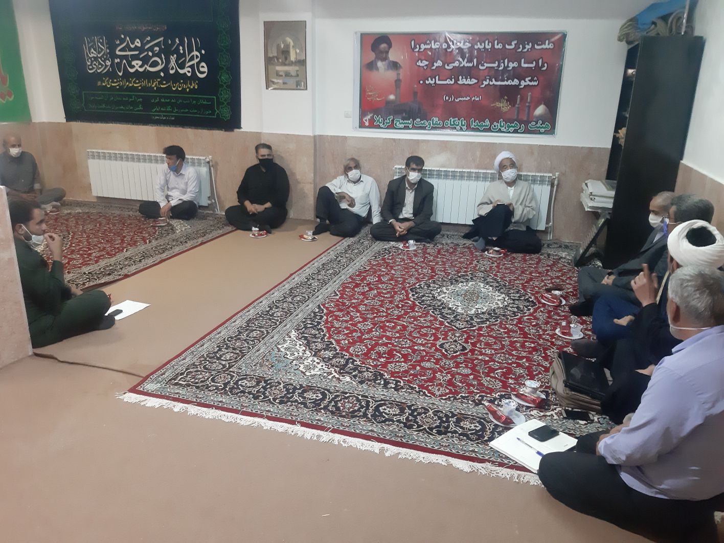 برگزاری جلسه توجیهی قرارگاه محله مسجد محور پایگاه&zwnj;های حوزه بسیج محلات کربلا بسطام