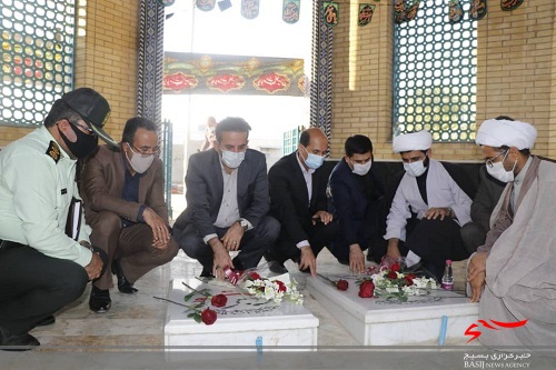 تجدید میثاق اعضای شورای تأمین تنگستان باشهدا درآغاز هفته دولت