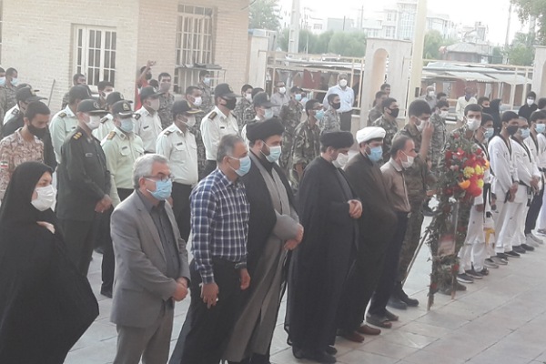 تجدید میثاق با شهدا ء در گناوه