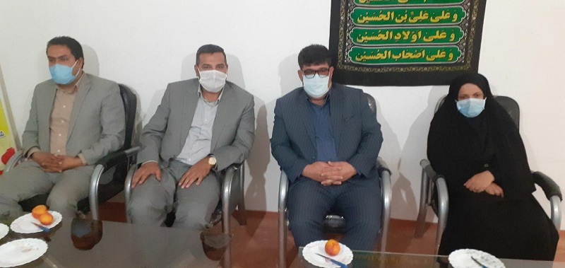 دیدار با امام جمعه هندودر و خانواده شهدا و گلباران قبور شهدای هندودر