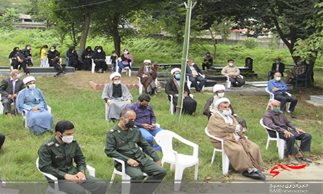 مراسم گرامیداشت شهید مدافع سلامت در سوادکوه شمالی